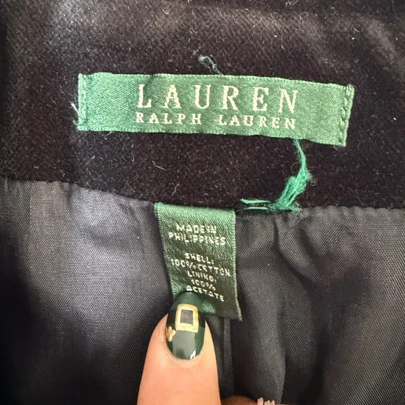 Ralph Lauren Black Velvet Women's Blazer - Picture 6 of 6